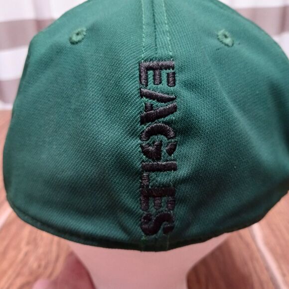 Eastern Michigan Eagles Hat Cap Adult Small Medium S/M Green Stretch Adidas - Picture 5 of 12